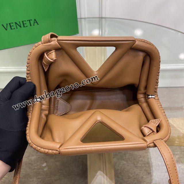 Bottega veneta高端女包 8546B BV寶緹嘉2021包包最新triangle倒三角手提單肩斜挎包三角包  gxz1280